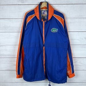 Vintage Florida Gators Logo Athletic Windbreaker Jacket Medium Mens 90s